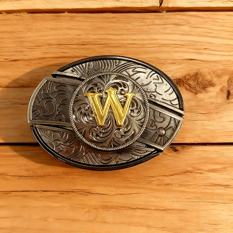 D-Letter-shaped detachable knife belt buckle