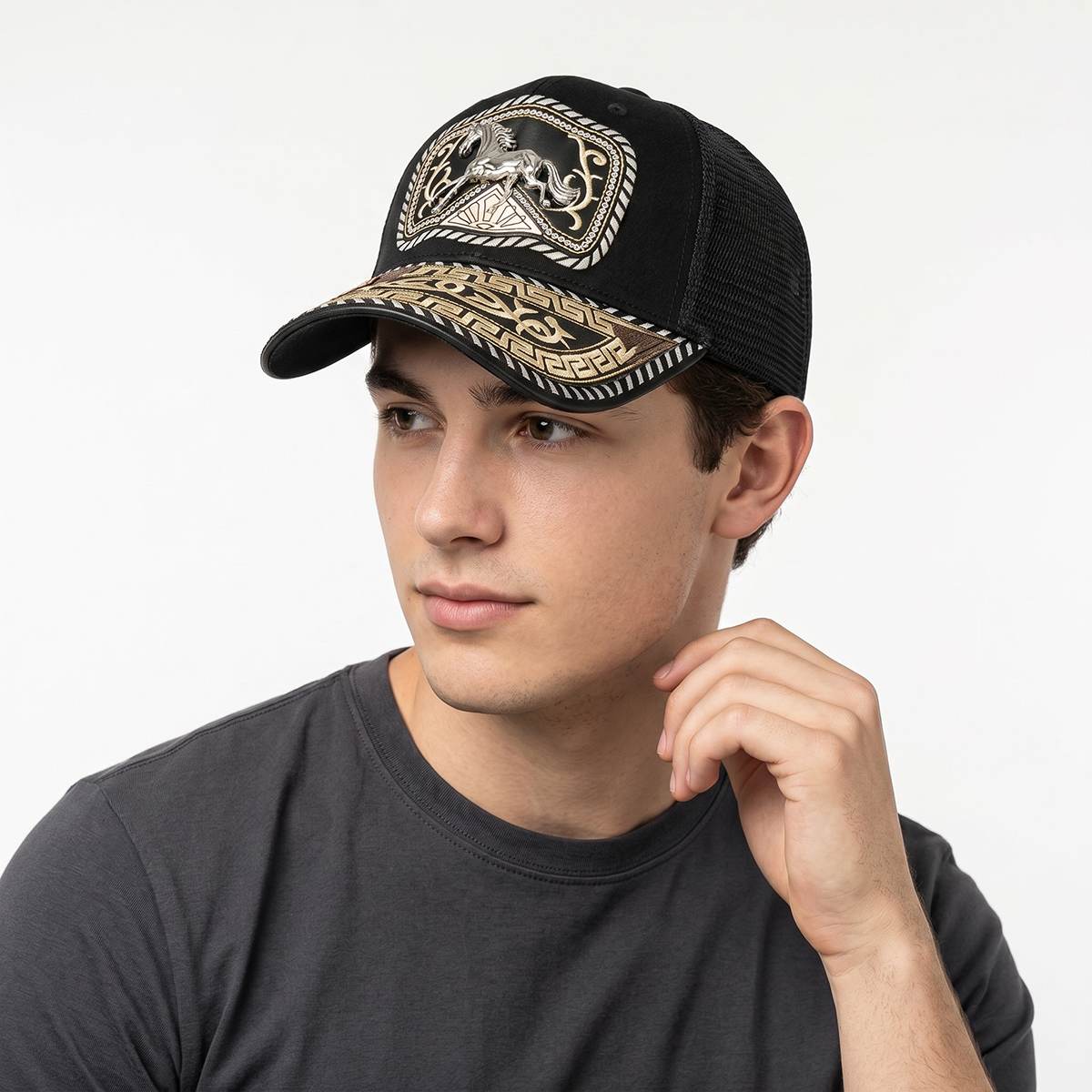 M-Trucker Cap-Bunte Hüte