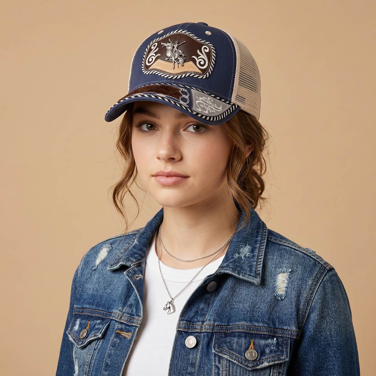 M-Trucker Cap-Bunte Hüte