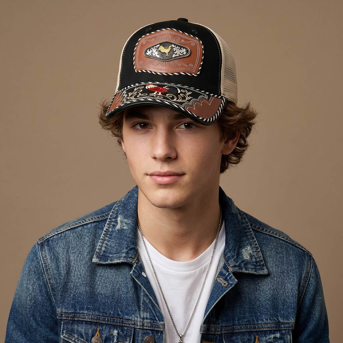 M-Trucker Cap-Bunte Hüte