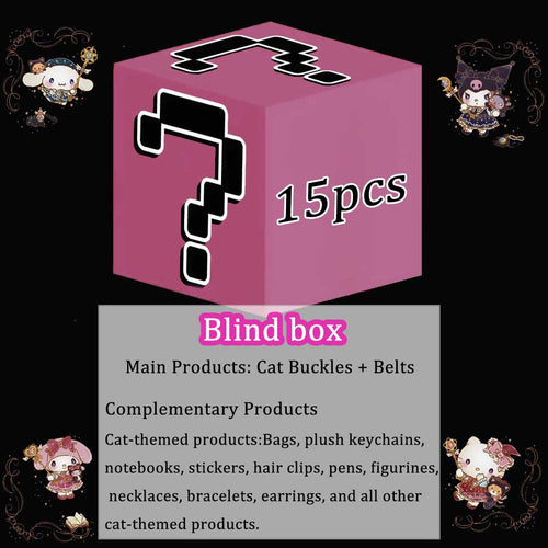 K-Detachable knife belt buckle-Cat