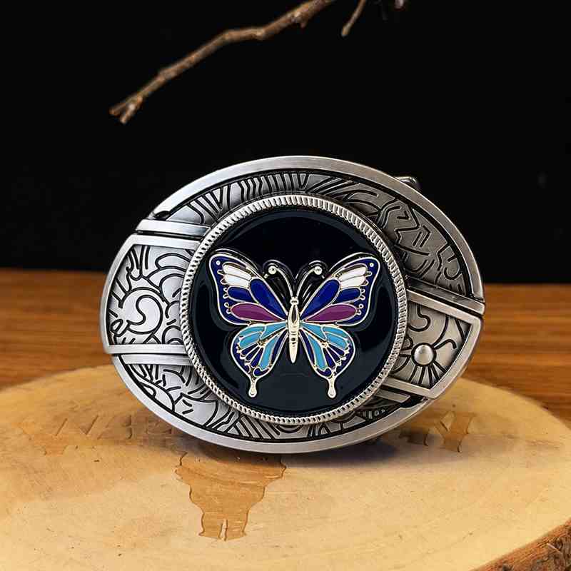 TOPACC Butterfly Western Belt Buckle