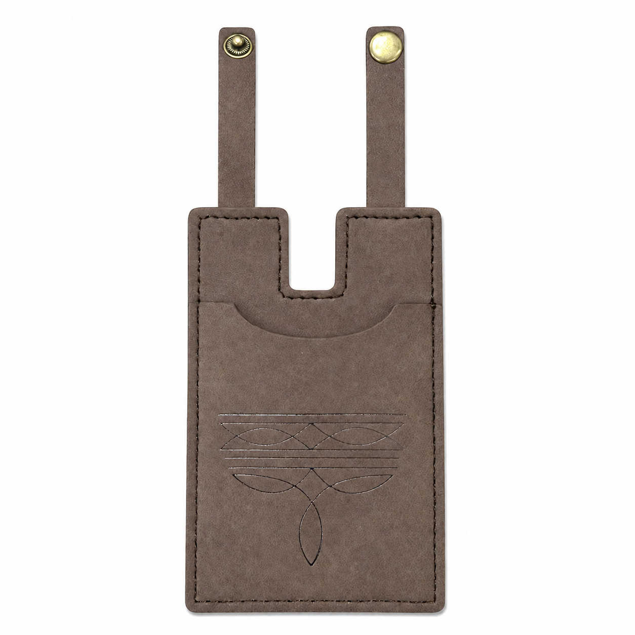 Set de dos billeteras con forma de bota vaquera para hombres y mujeres