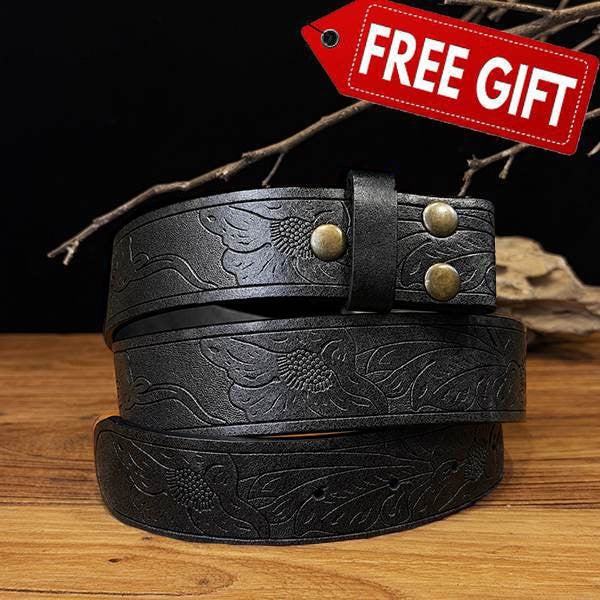 TOPACC Western Skull Motorcycle Lighter Belt Buckle